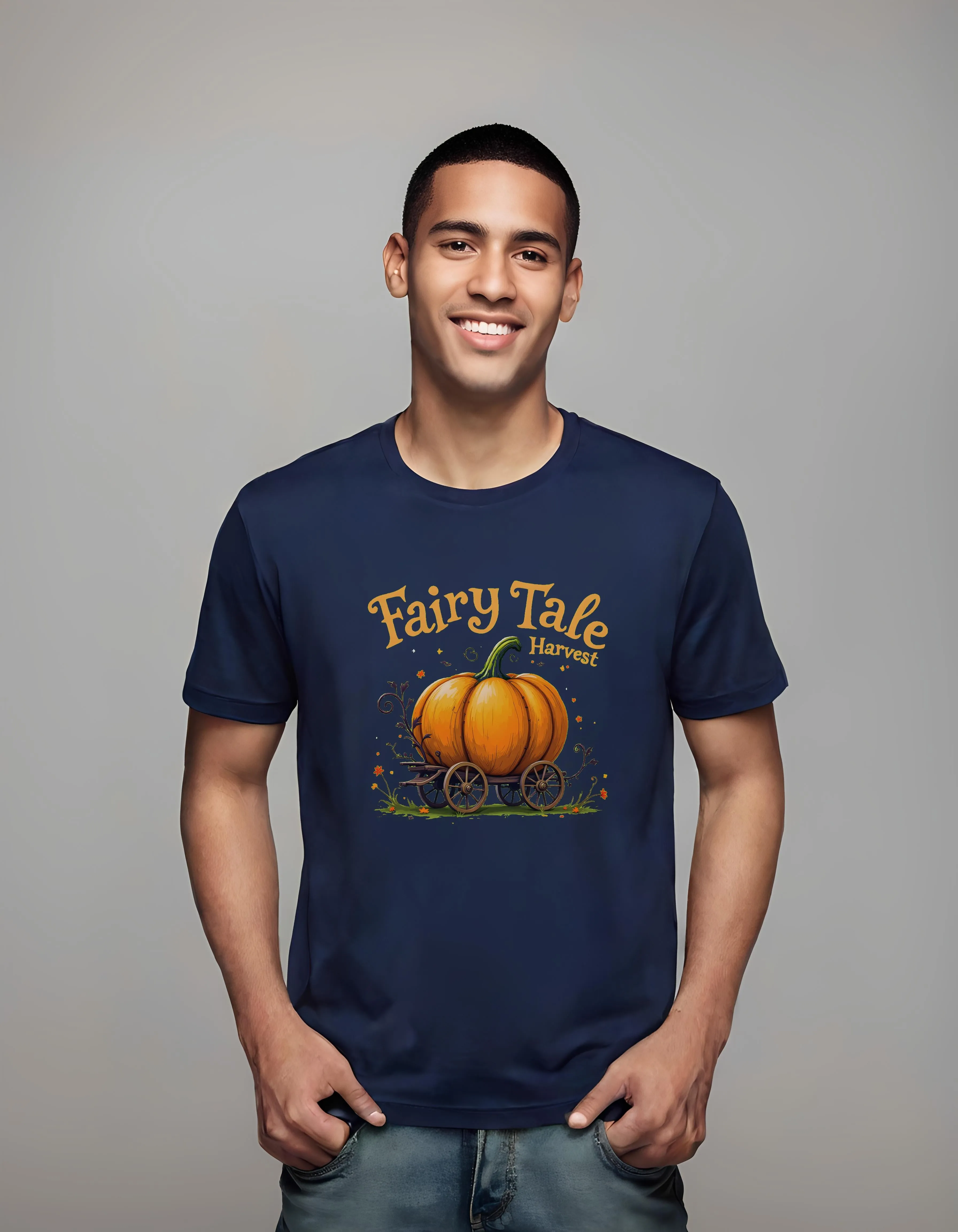 Whimsical Pumpkin Carriage Design | Classic T-Shirt (Unisex)