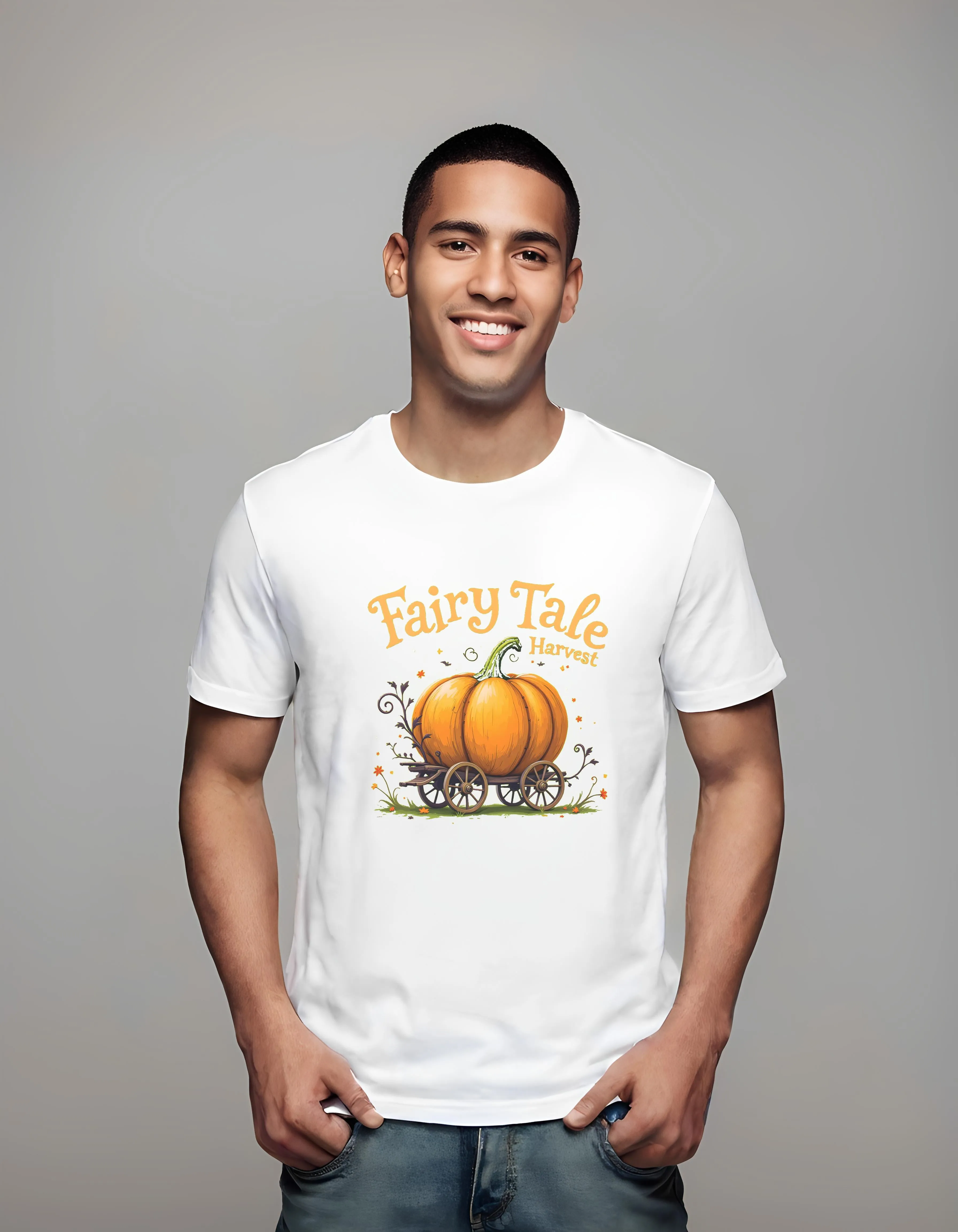Whimsical Pumpkin Carriage Design | Classic T-Shirt (Unisex)