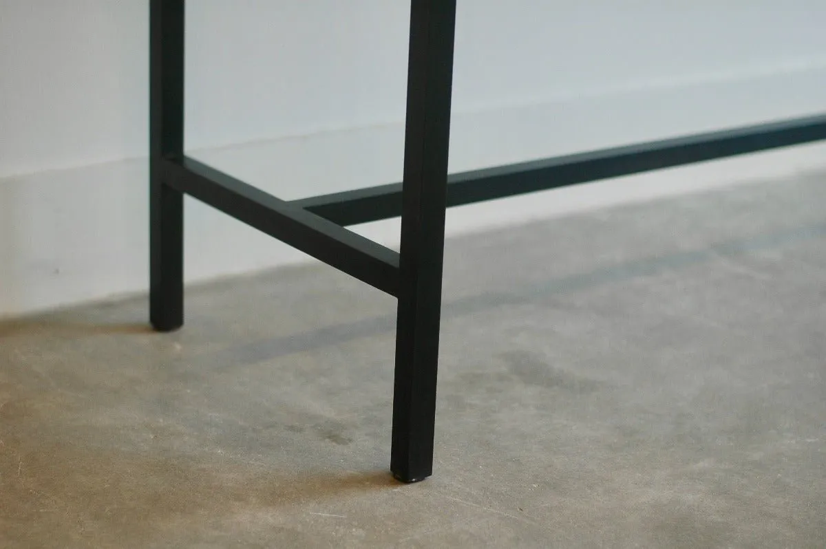 Wood and Metal Console Table | Studio Table