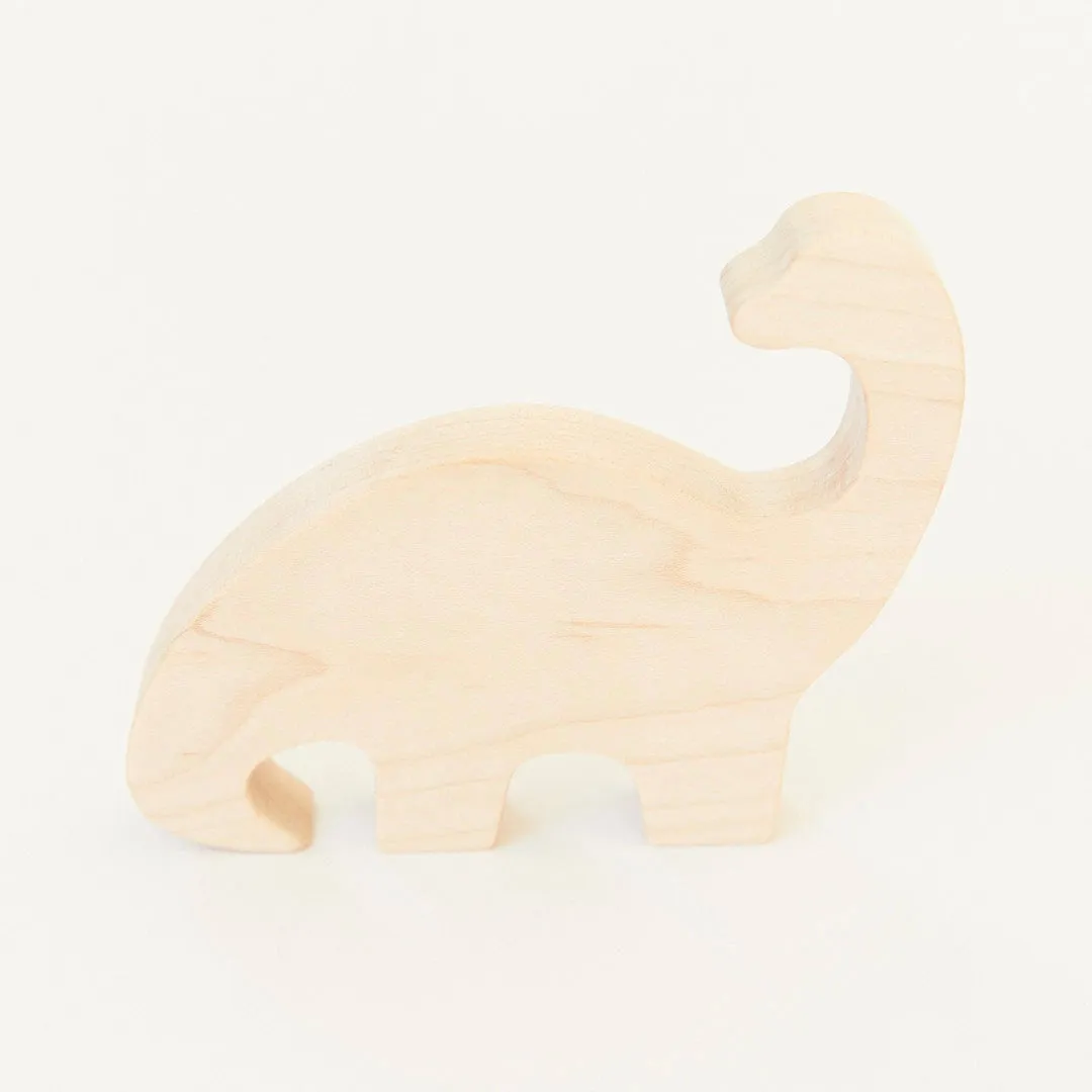 Wooden Dinosaur Figure