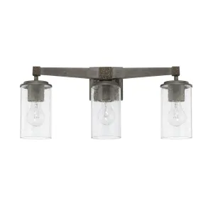 Zac Urban 3 Light Vanity- Grey